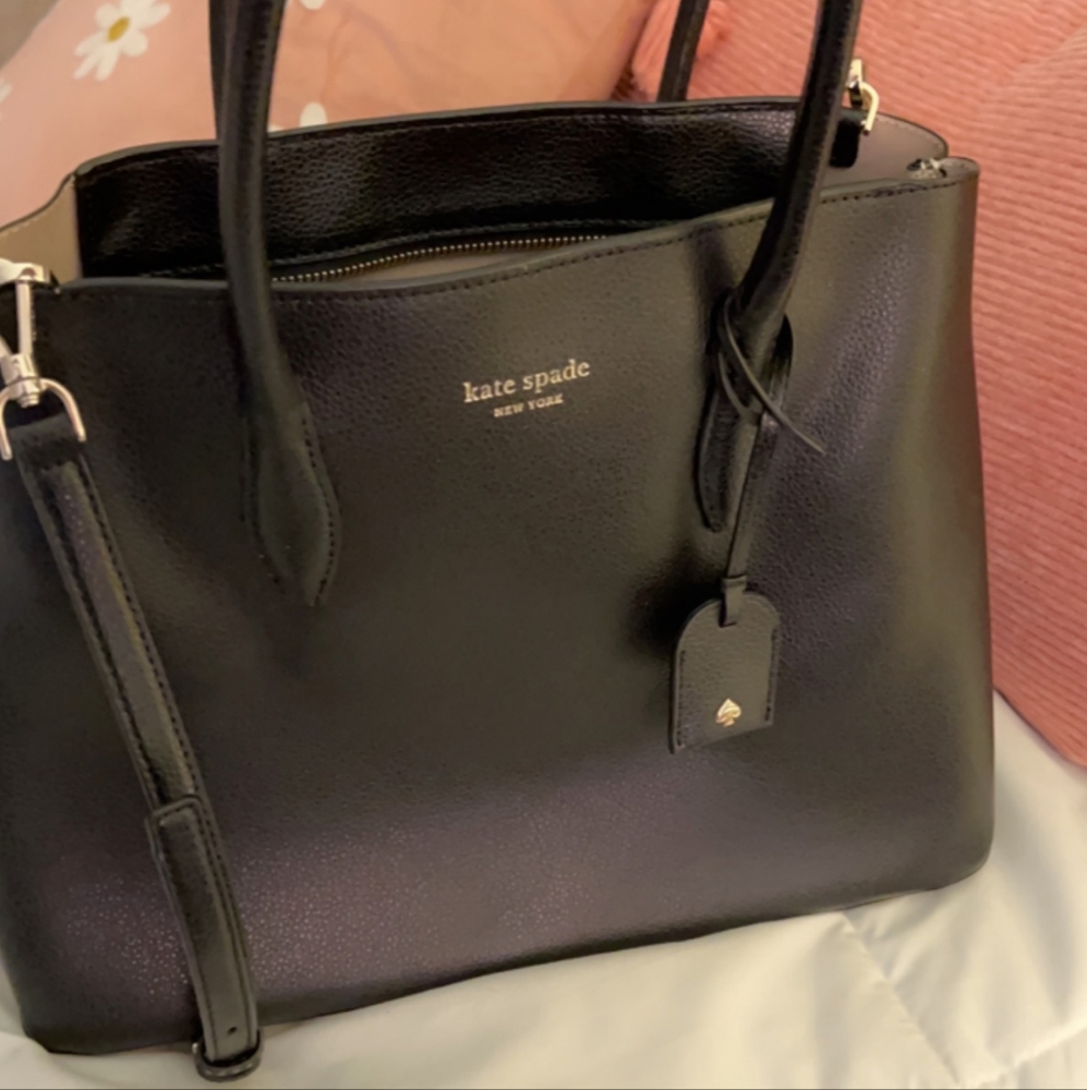 Kate spade black medium satchel